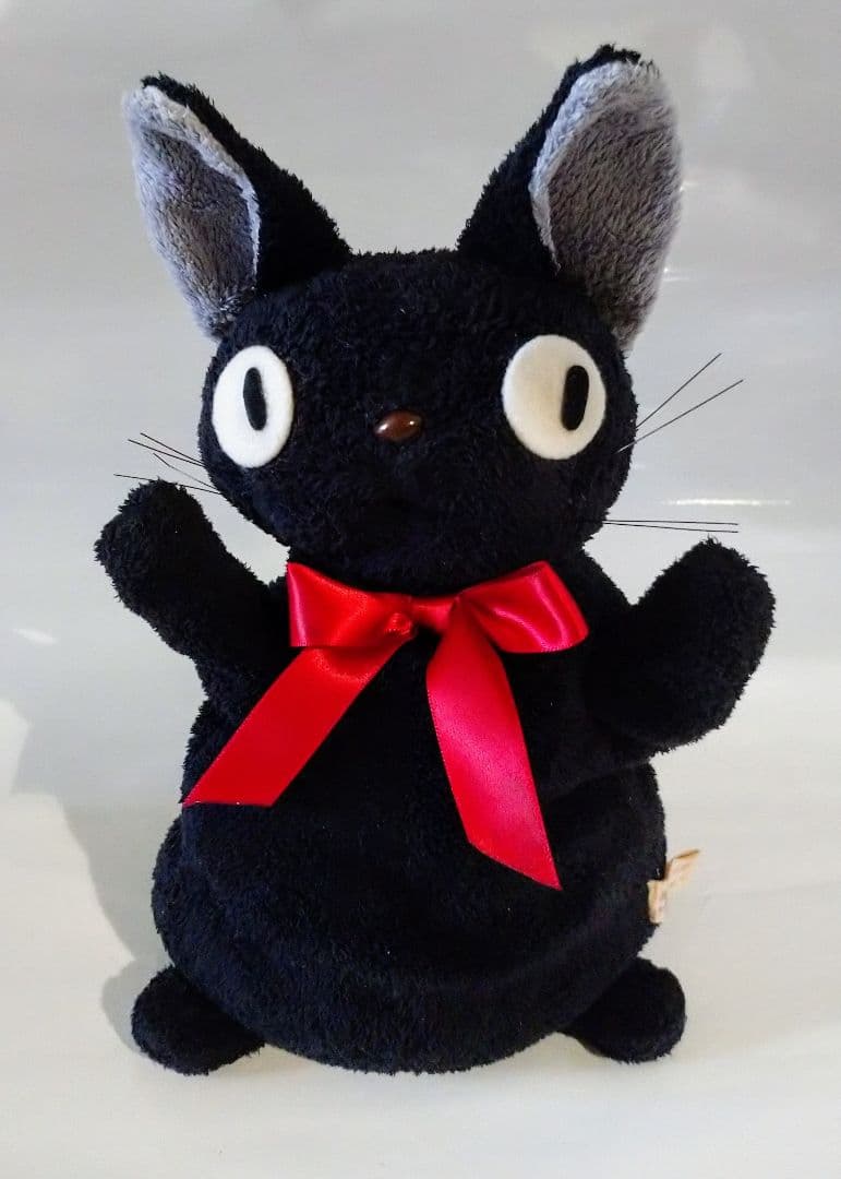 【初期モデル】ジジ ジブリ パペット 魔女の宅急便 ぬいぐるみ サンアロー