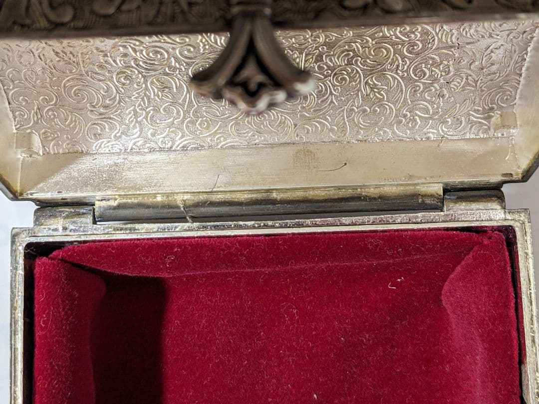 ♦イギリス ヴィンテージ 宝石箱 ジュエリーボックス アクセサリーケース 骨董品