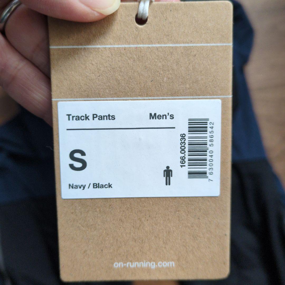 ON Running トラックパンツ S ネイビー/ブラック