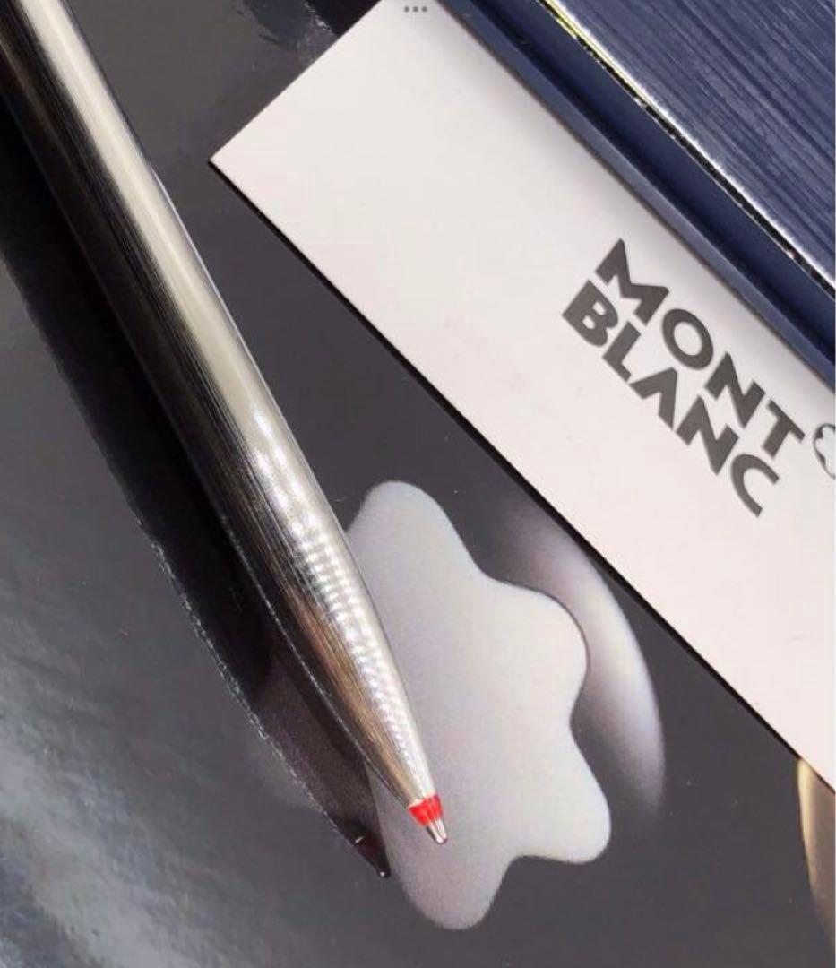 カスタム品！1本は欲しい2カラーボールペンNo2735輝くバフ仕上げ★モンブラン