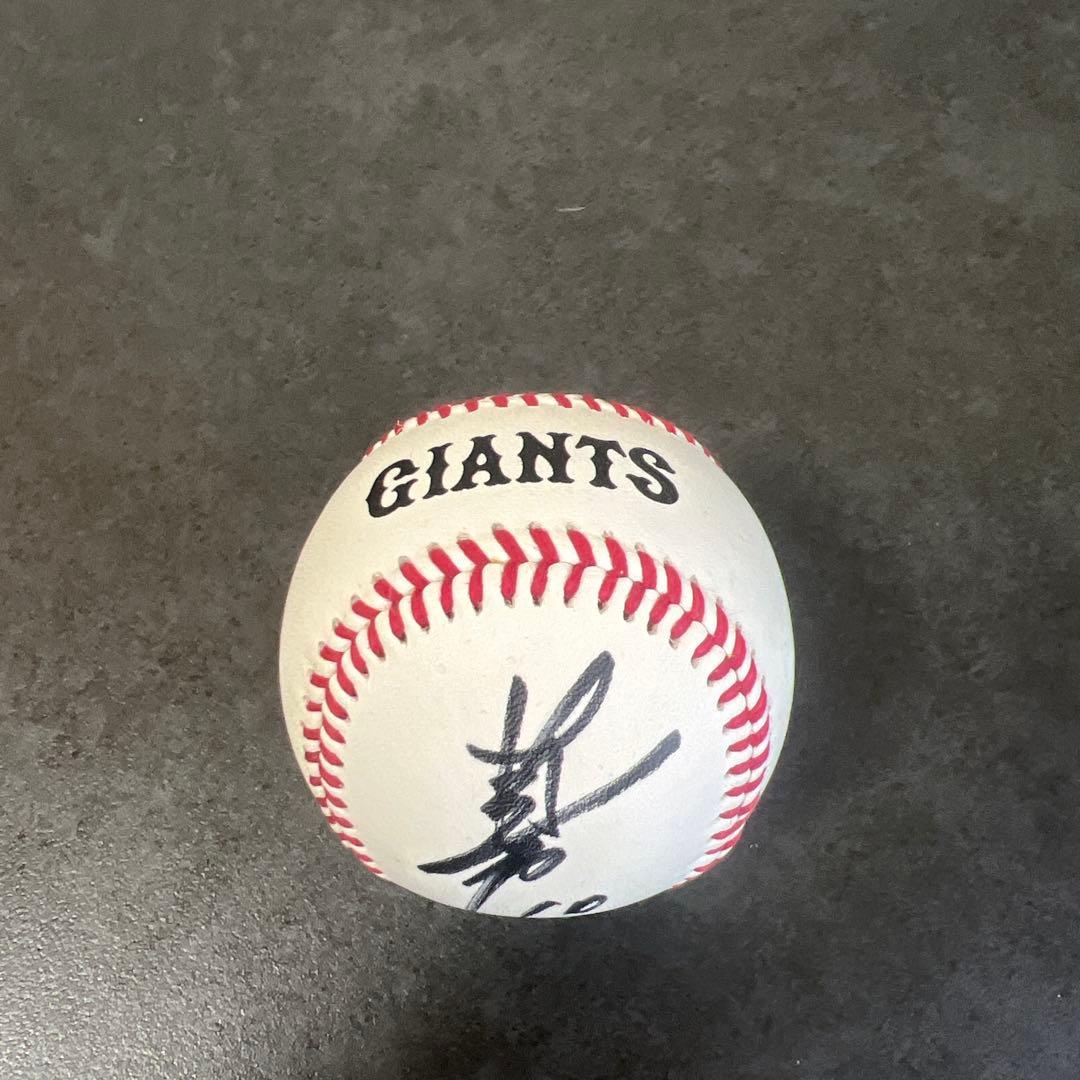 GIANTS 阿部監督直筆サイン入り野球ボール
