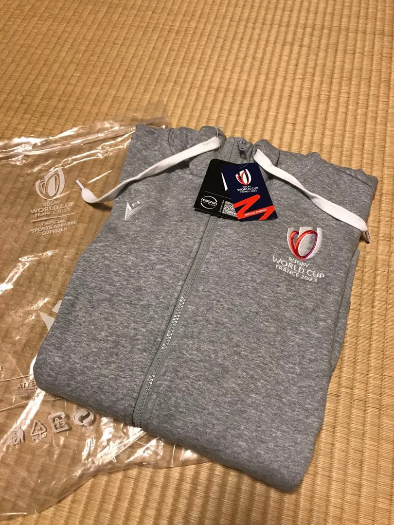 ラグビー ワールドカップ2023 パーカー スウェット マクロン 完売品