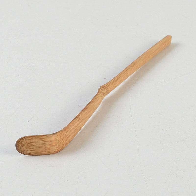 茶道具　茶杓　銘『山路』　前大徳　佐藤朴堂書付　共筒共箱　C　9402