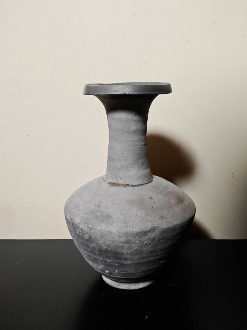 須恵器長頸瓶　猿投 湖西 東海地方 奈良時代〜平安時代 花呼ぶ器 考古 古美術