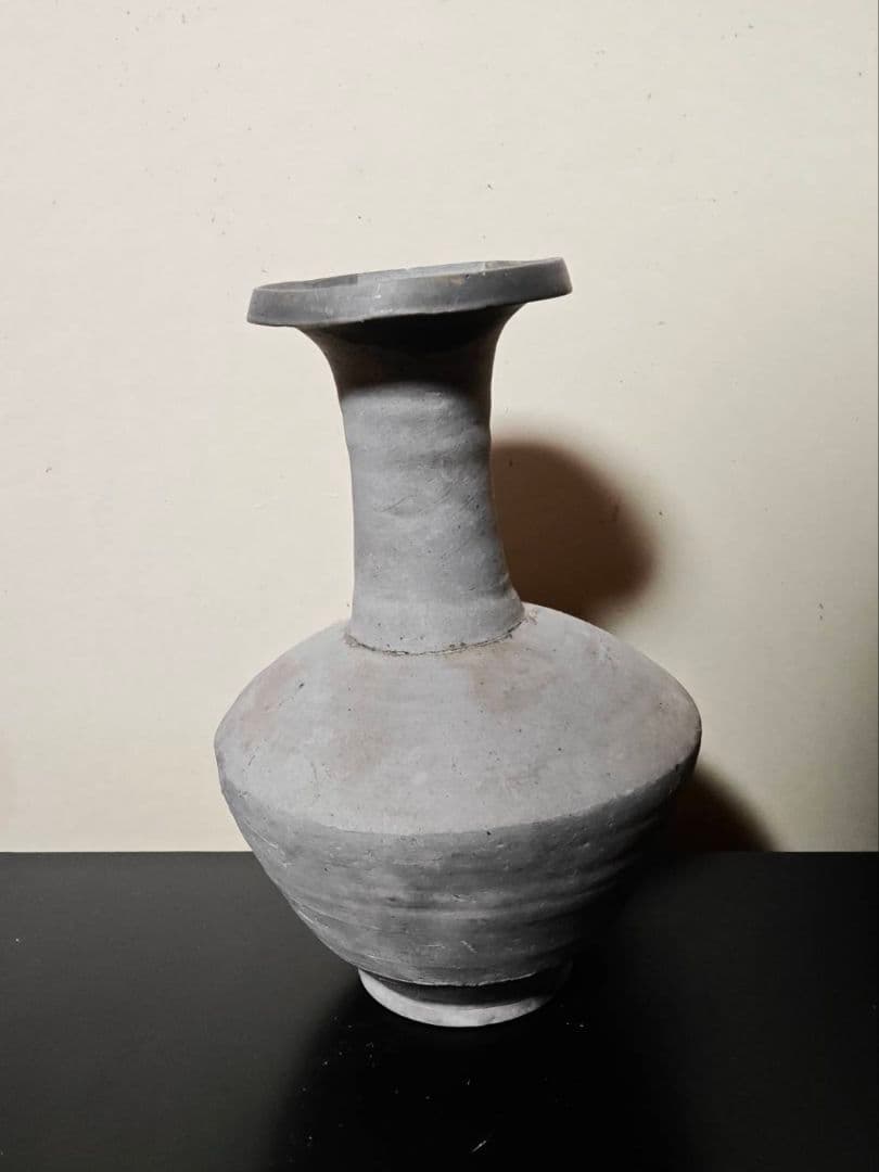 須恵器長頸瓶　猿投 湖西 東海地方 奈良時代〜平安時代 花呼ぶ器 考古 古美術