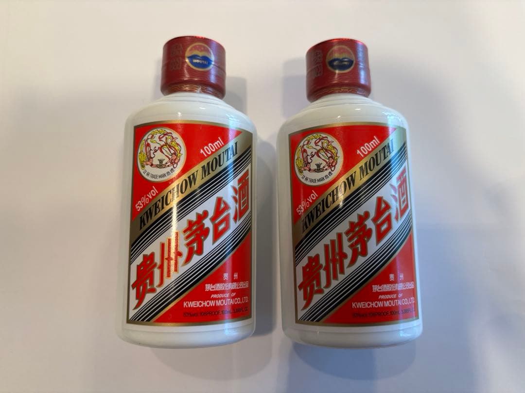 白酒 KWEICHOW MOUTAI 53% 100ml 2本セット