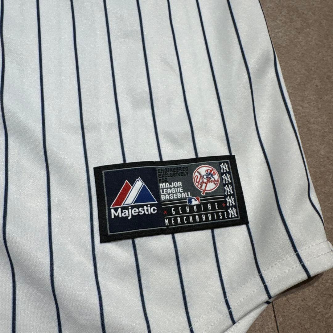 ニューヨークヤンキース　NY ユニフォーム　ベースボールシャツ　野球　応援 M