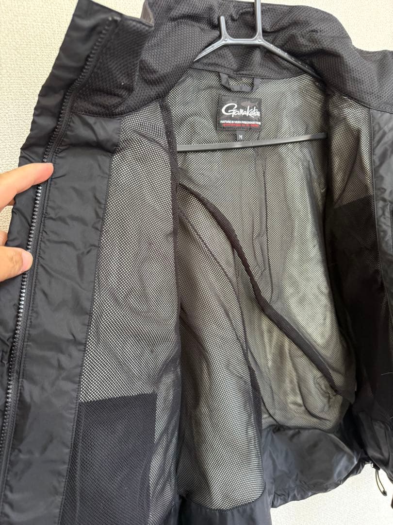 がまかつ　GM3314 中古　ゴアテックス　上下セット　Mサイズ　磯　レイン