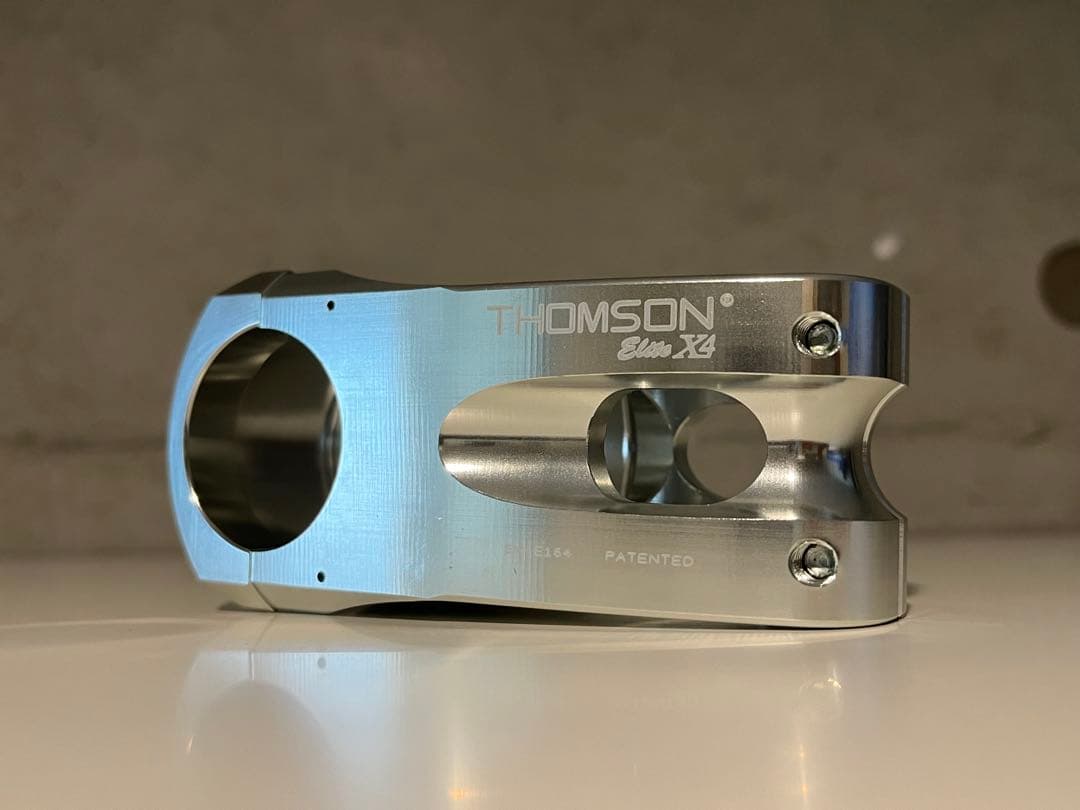 THOMSON MTB STEM X4 シルバー　60mm/0度