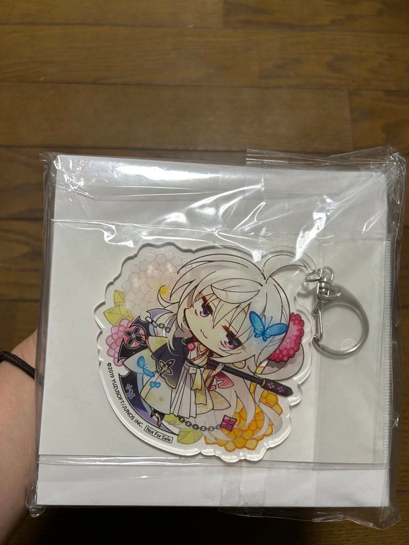 【訂正しました】こもわた遥華　ぷちゆずソフトのほん　アクリルキーホルダーセット