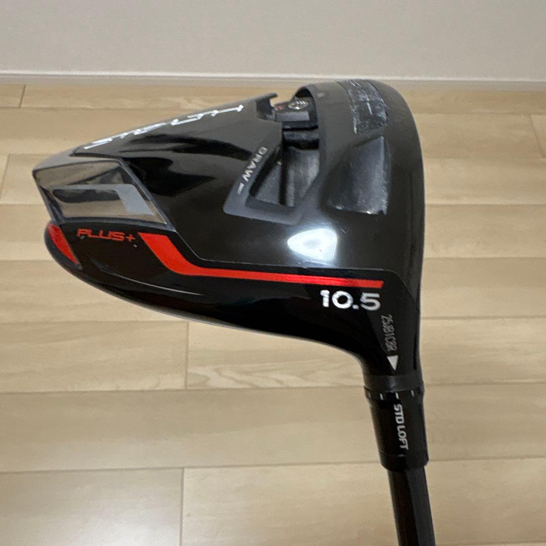 テーラーメイドSTEALTH PLUS+ 10.5度 ドライバーSカバー付