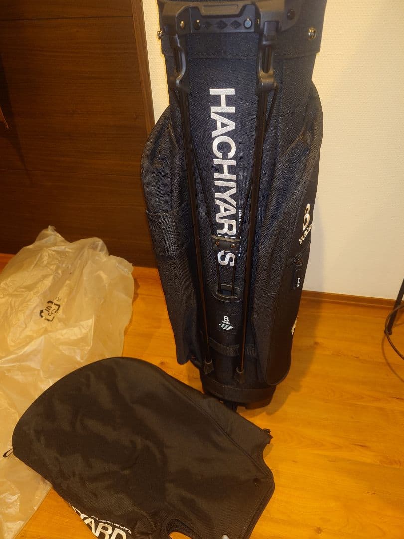 8YARDS Caddie Bag スタンドバッグ ブラック