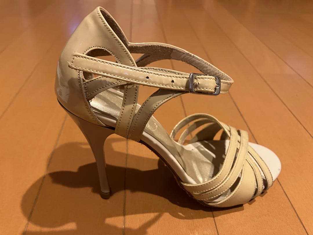 アルゼンチンタンゴシューズ mileva 24,5cm ベージュ