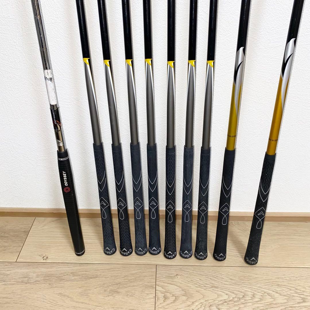 良品☆キャロウェイ メンズ用ゴルフクラブ フルセット☆初心者 キャディバッグ付R