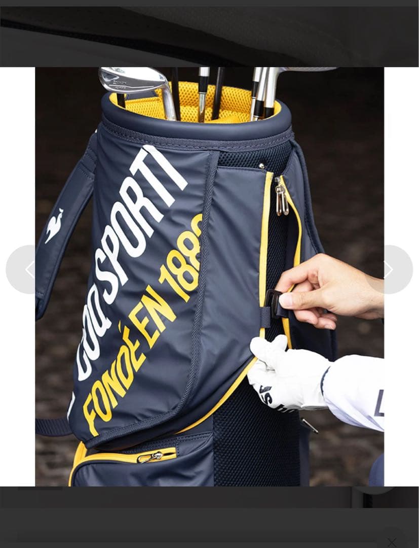 ルコック　キャディーバッグ　ゴルフバッグ　9型フード一体型　新品未使用