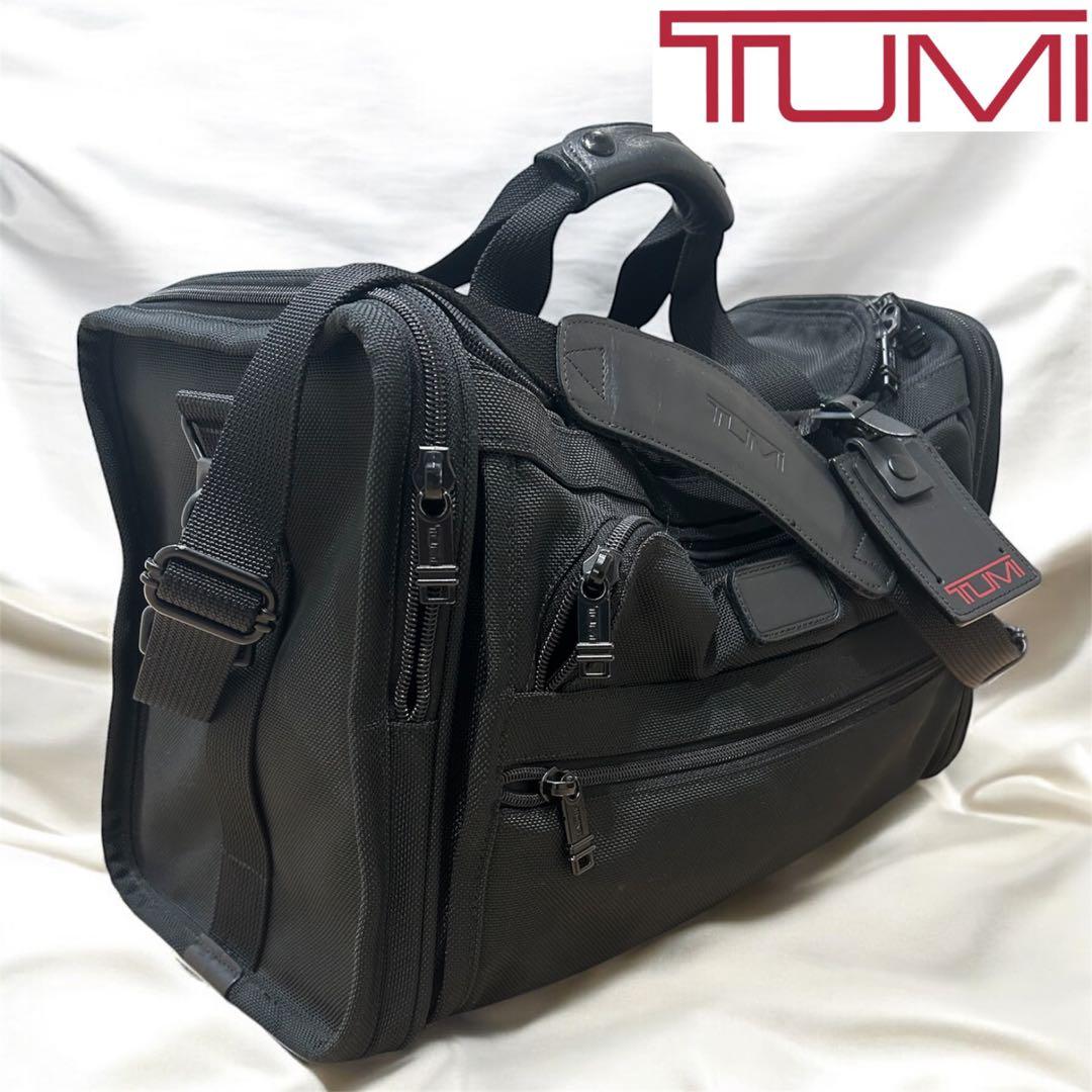 【美品】TUMI 22インチ SATCHEL 大型ボストン 黒　2way