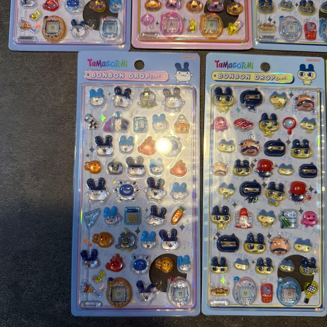 【国内正規品】ボンボンドロップシール　たまごっち　7個セット　即日発送可能！