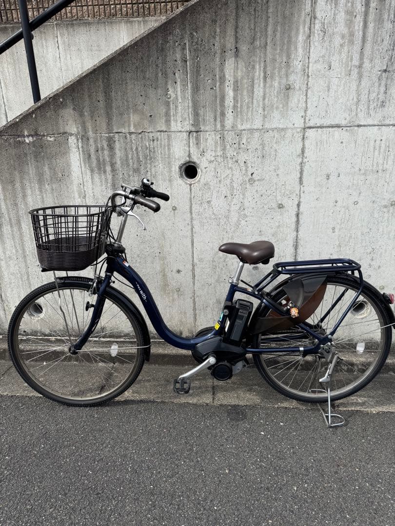 【引取優先】Panasonic PAS With 電動アシスト自転車 26インチ