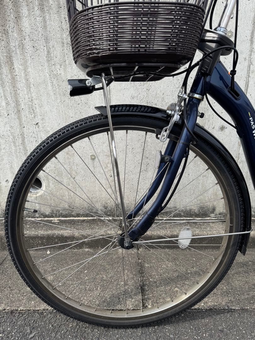 【引取優先】Panasonic PAS With 電動アシスト自転車 26インチ