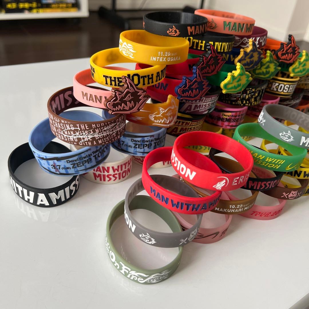 マンウィズ ラバーバンド 54個セット 無料特典グッズ付き