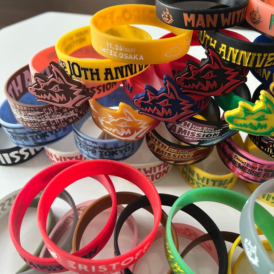 マンウィズ ラバーバンド 54個セット 無料特典グッズ付き