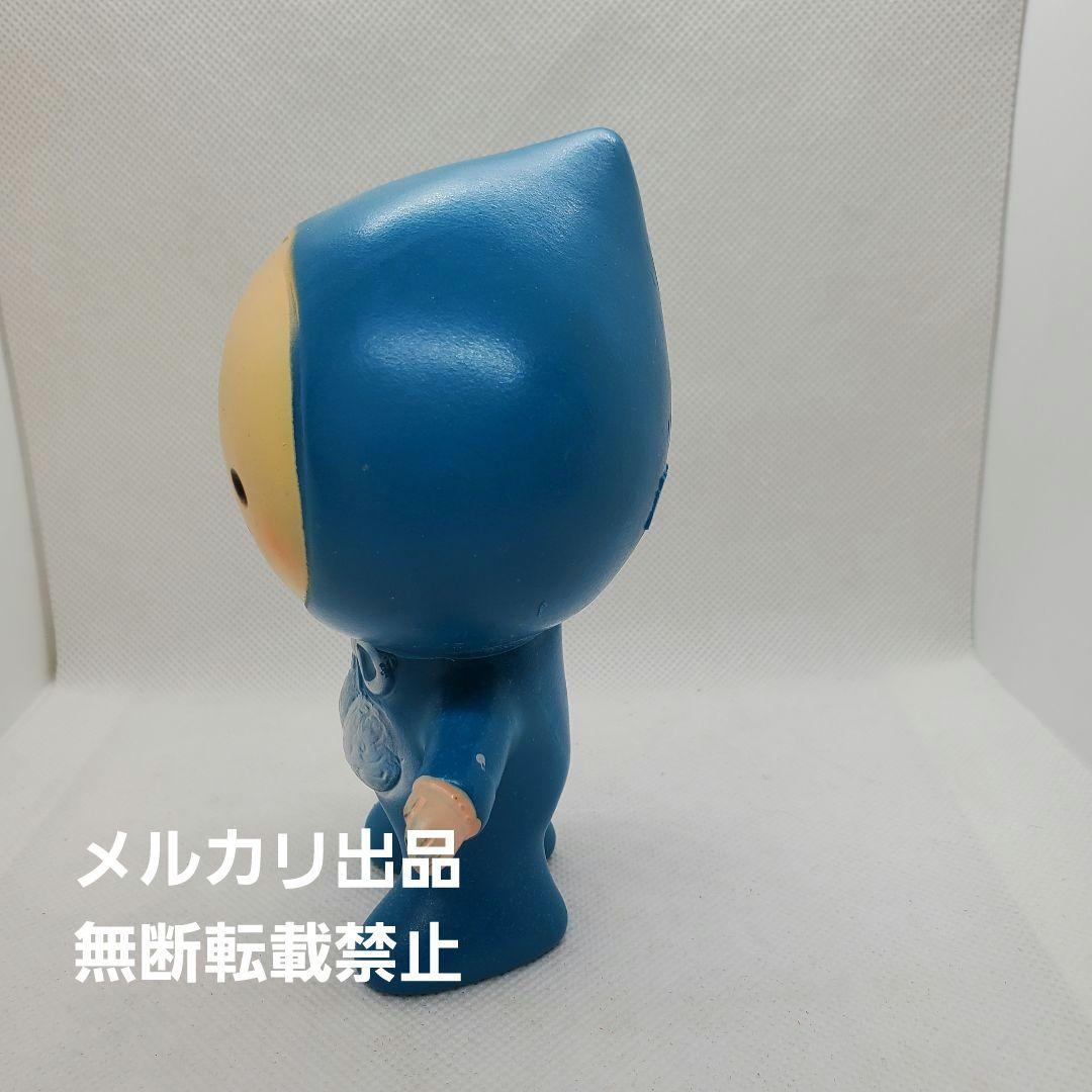 救心小児丸鳴き人形　笛付き　ソフビ　セット　箱付　モダンプラスチック　レア