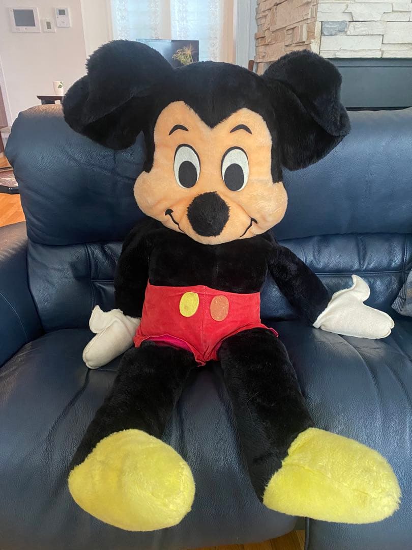 【希少】ミッキーマウス　ぬいぐるみ　ヴィンテージ　ロサンゼルス