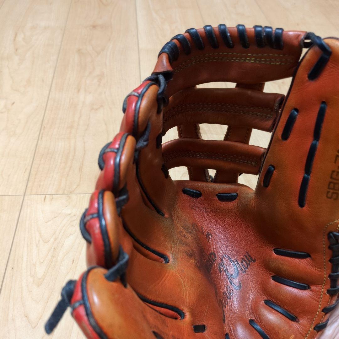 【希少】シュアプレイ　硬式用　外野手　左投げ用グローブ