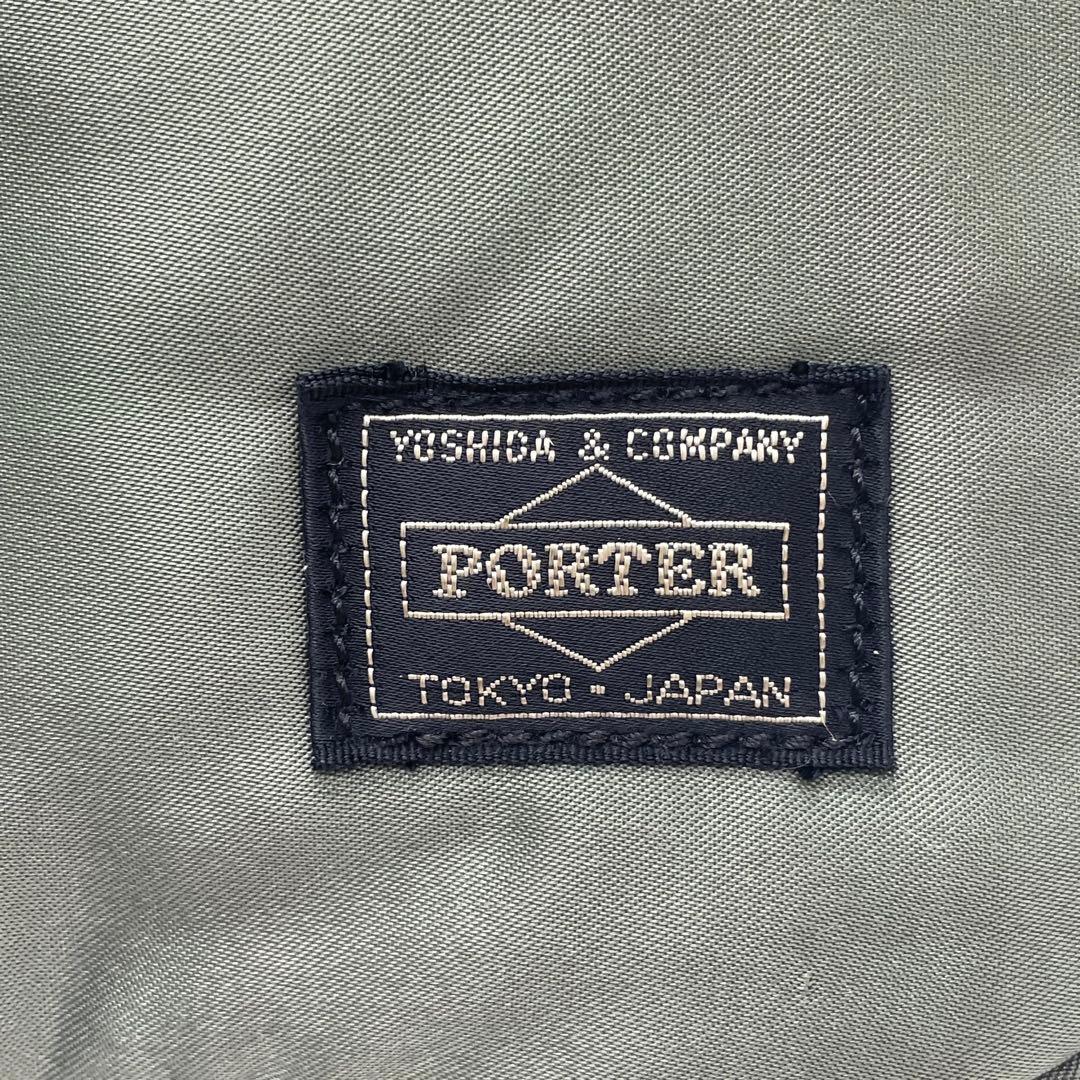 ⑧BN3887□PORTER ヘッドポーター タンカー ボストンバッグ グリーン