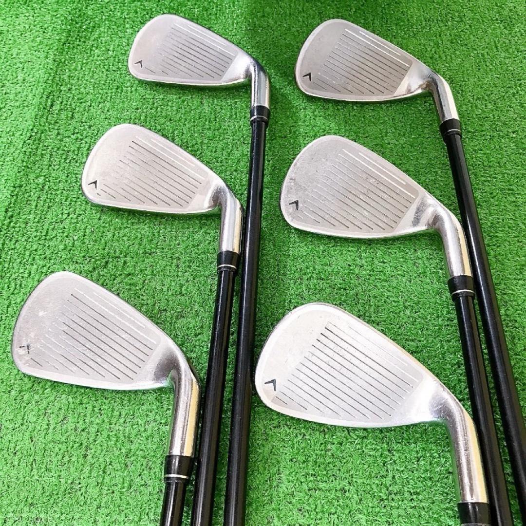 チ46★希少左利き用 キャロウェイ FT 6本アイアンセット R 純正 レフティ