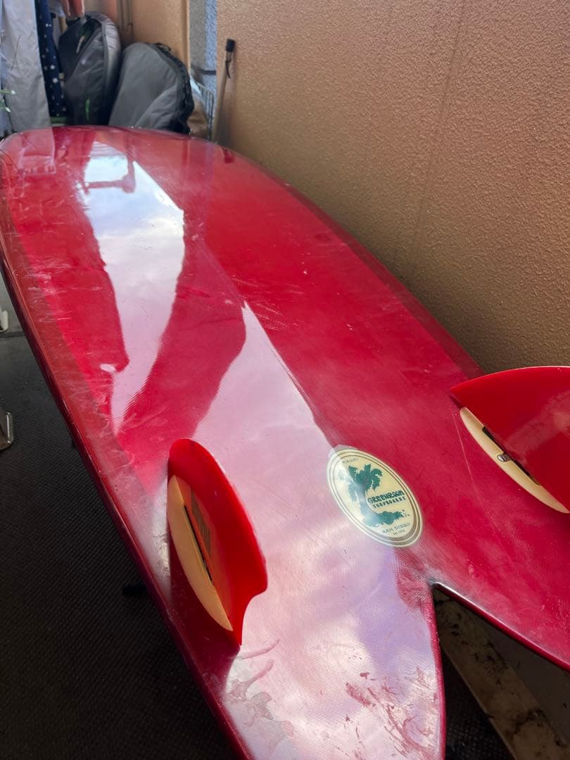 リッチパベル5'8\" レトロフィッシュ　ツインフィン