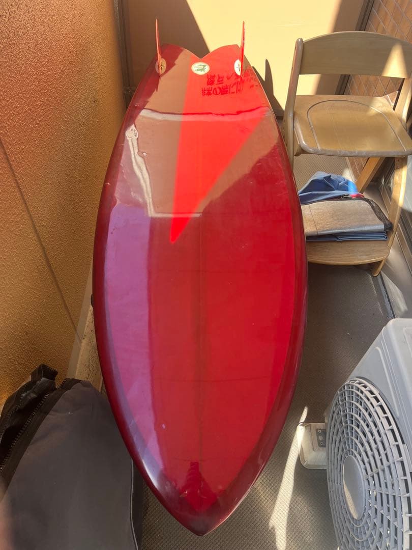 リッチパベル5'8\" レトロフィッシュ　ツインフィン