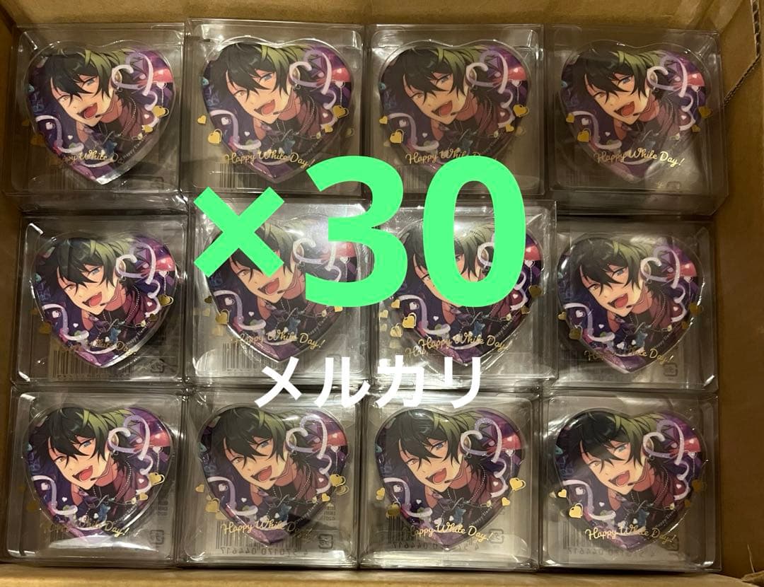 あんスタ　影片みか　ホワイトデーハート缶バッジ