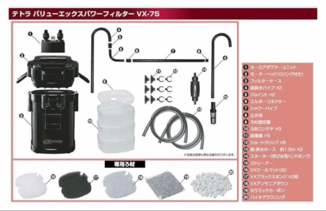 テトラプレミアム　VXパワーフィルター　75