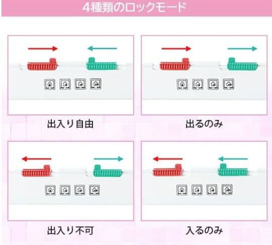 [行って帰る君]　大型　ペットドア　ペット スルー