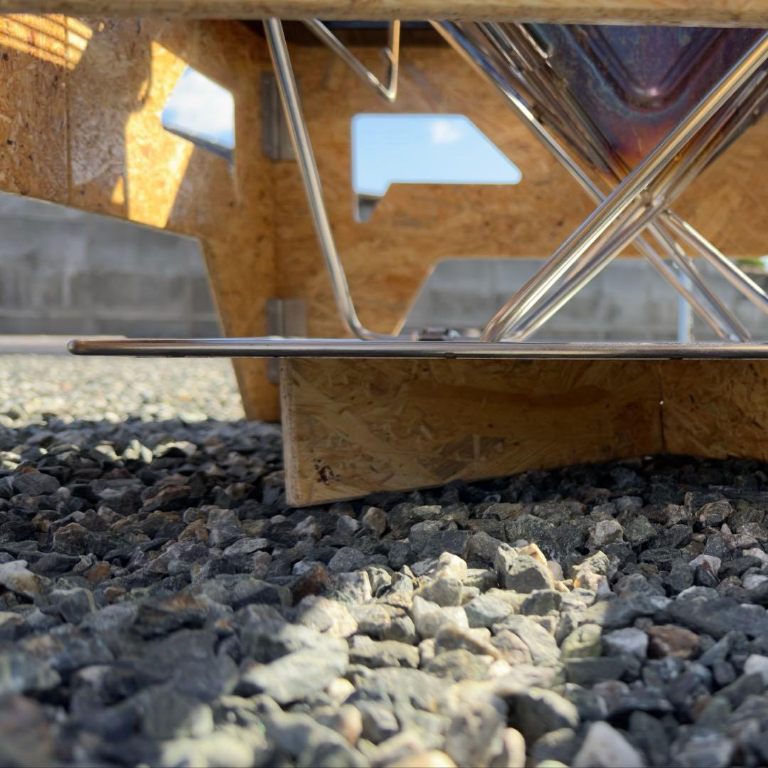 OSBボード 八角形 アウトドアテーブル　オクタゴンテーブル　ヘキサテーブル