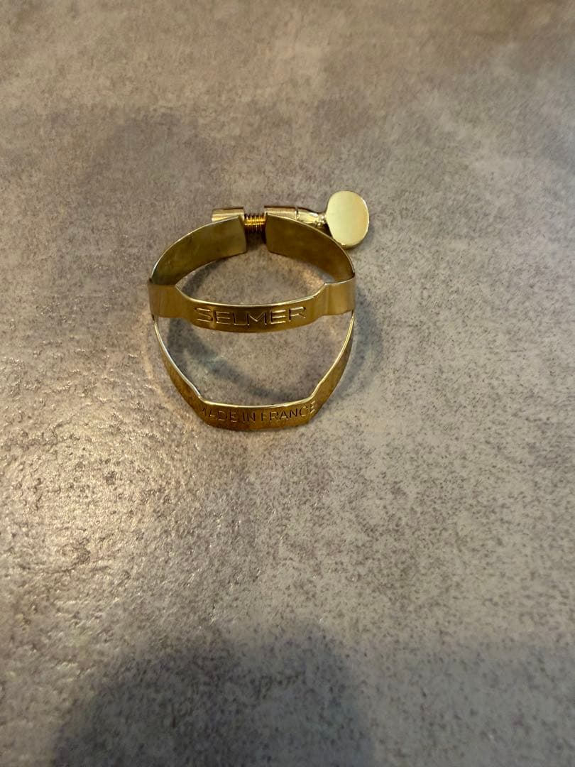 Selmer テナーサックス マウスピース コンセプト リガチャー、キャップ付き