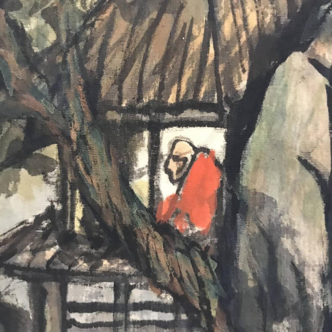 大樹/飛瀑仙趣之図/掛軸/名家伝来/AB-744