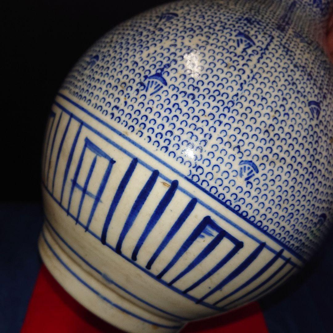 古伊万里、微塵唐草、徳利