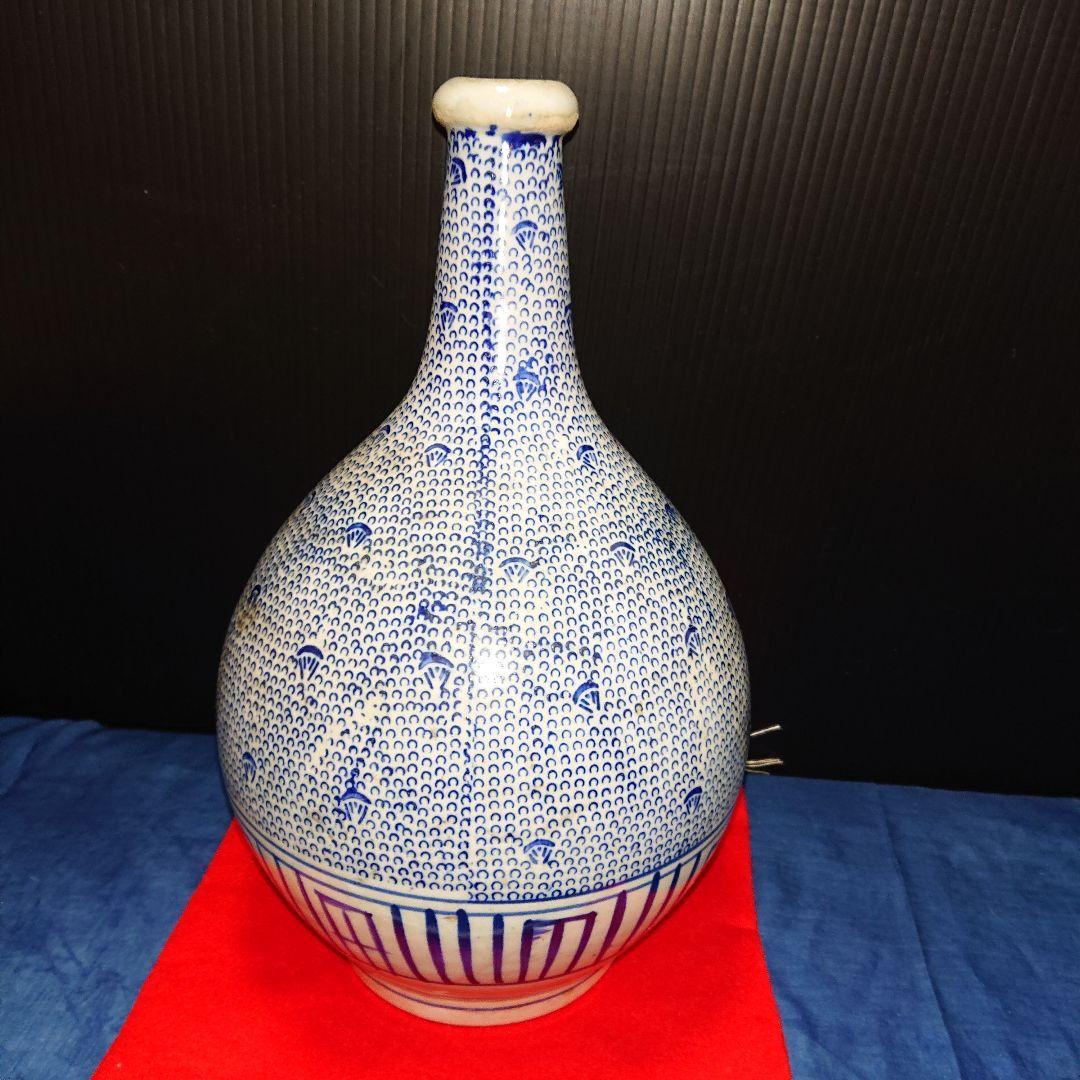 古伊万里、微塵唐草、徳利