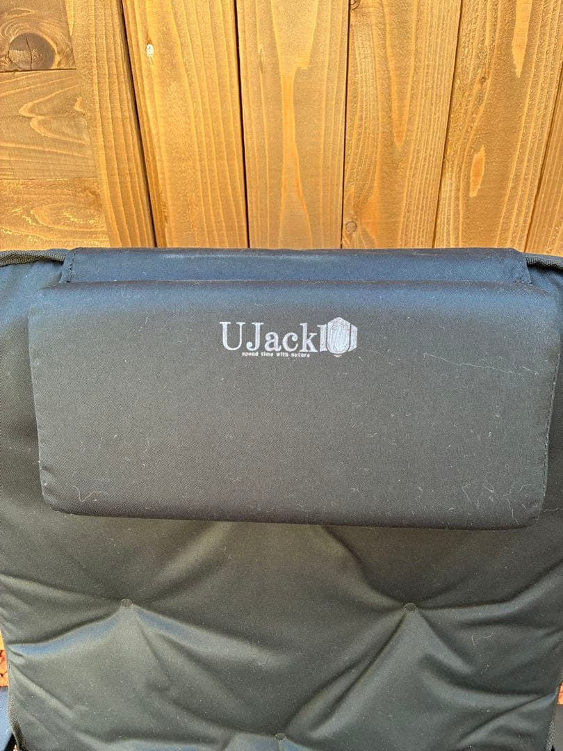 UJack ユージャック　難燃 リクライニング ローチェア　ブラック