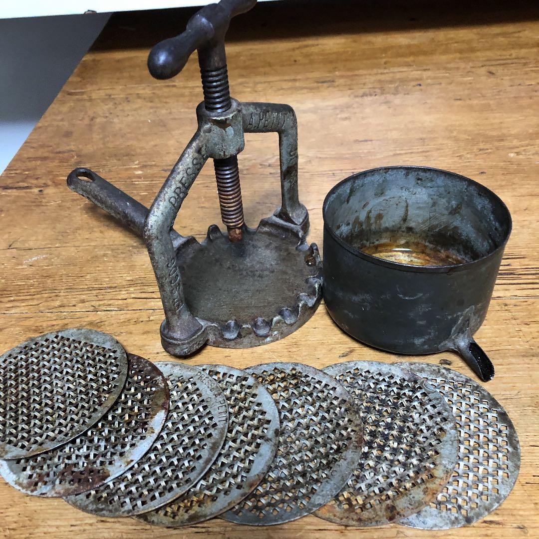 イギリスアンティーク☆オレンジ絞り☆卓上ジューサー