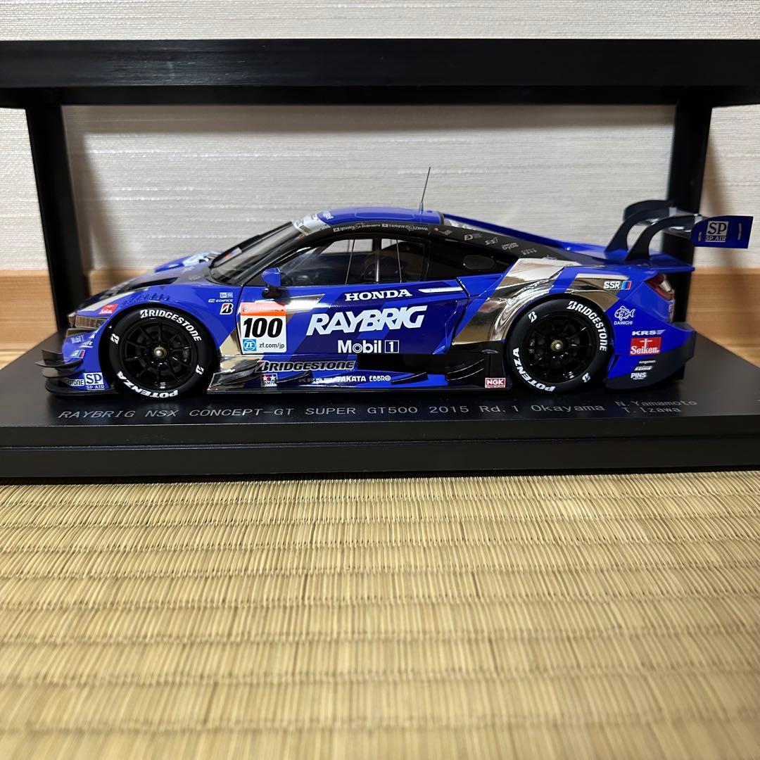 ミニカー RAYBRIG NSX CONCEPT-GT 2015 EBBRO 1/18