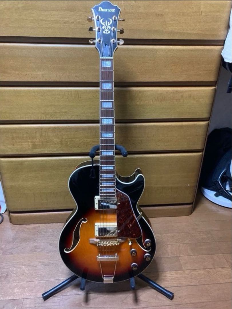 フルアコ Ibanez AG75G-BS ※専用ソフトケース付き