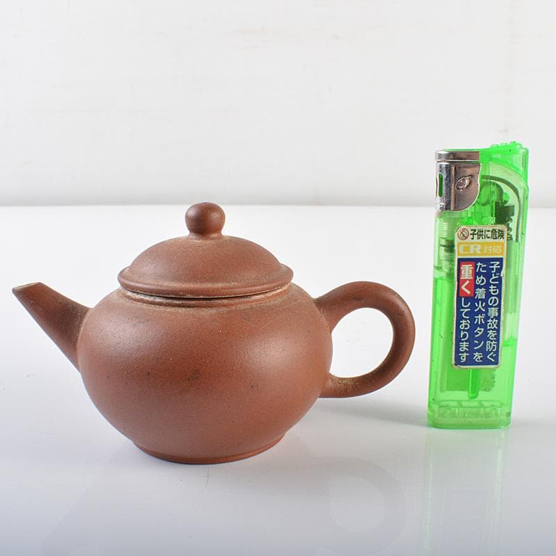 中国　荊渓恵孟臣製　紫砂　朱泥　急須　茶壷　C　R6379