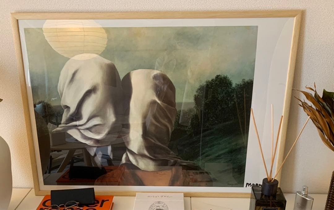ルネ・マグリット　恋人たち René Magritte ポスター