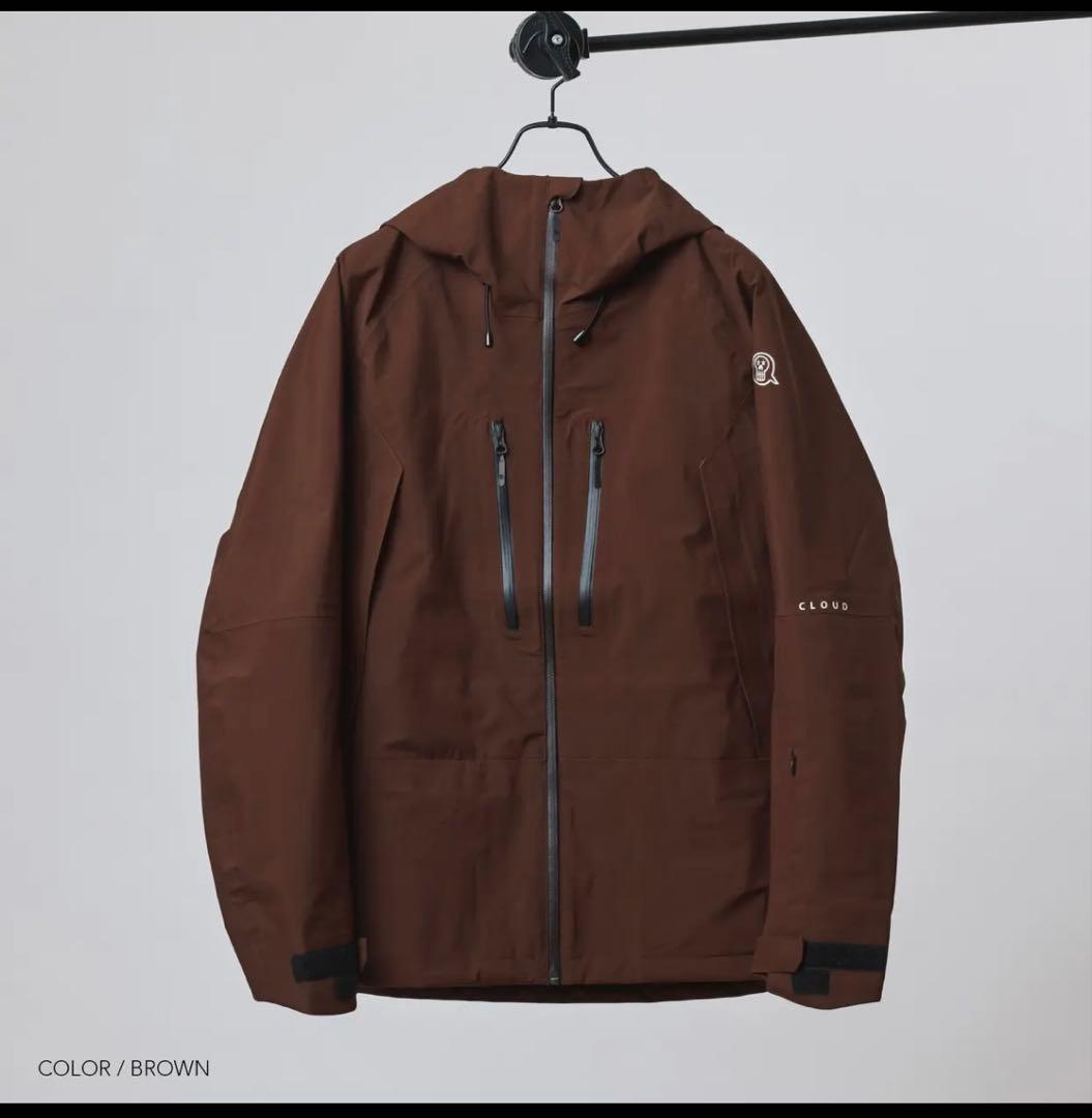 unfudge CLOUD JACKET ブラウン XLサイズ