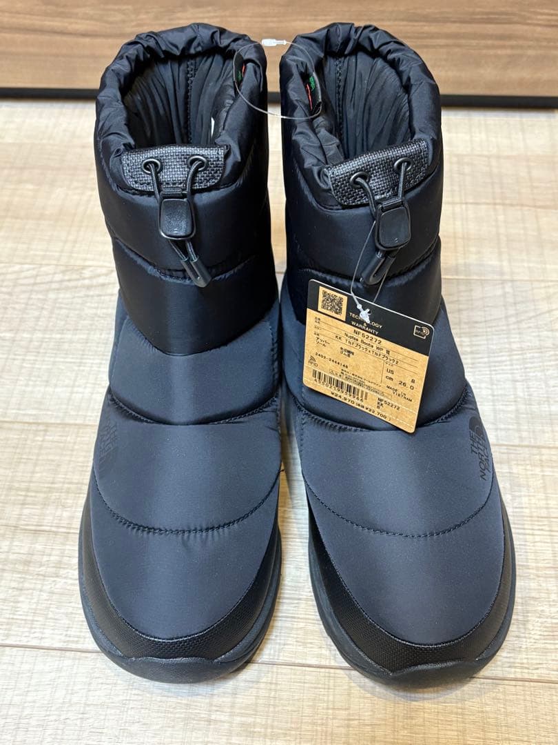 ノースフェイス ヌプシ ブーティ ウォータープルーフ VII 黒 26cm