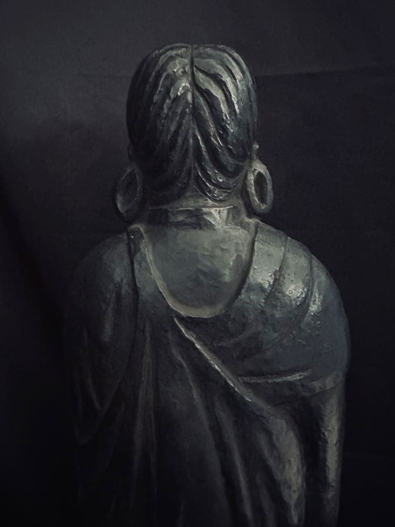 聖徳太子 銅製 像 高さ53cm 板坂辰治氏作/アンティーク