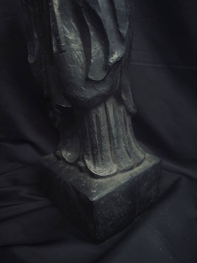 聖徳太子 銅製 像 高さ53cm 板坂辰治氏作/アンティーク